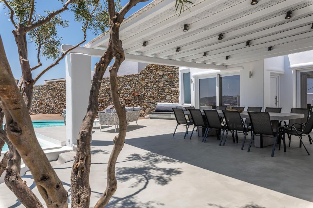 Villa In Mykonos - 6 Bedroom - 1Km From Mykonos Town - Infinity Pool - Sunset View Bagian luar foto